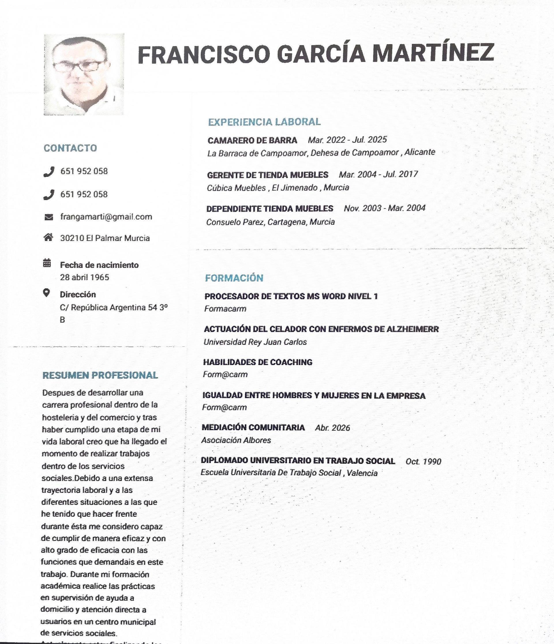 FRANCISCO GARCÍA MARTÍNEZ