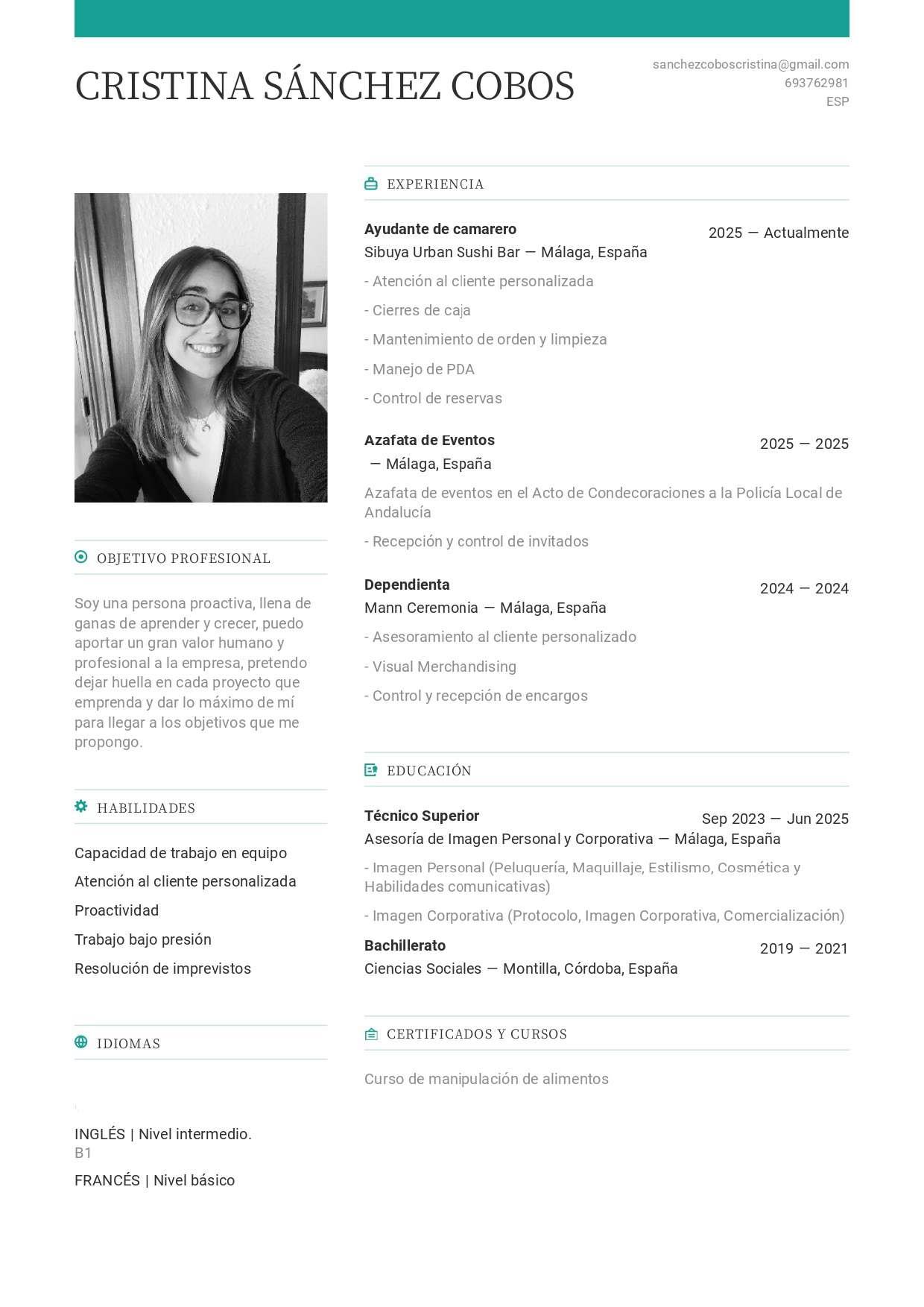 Cristina Sánchez Cobos